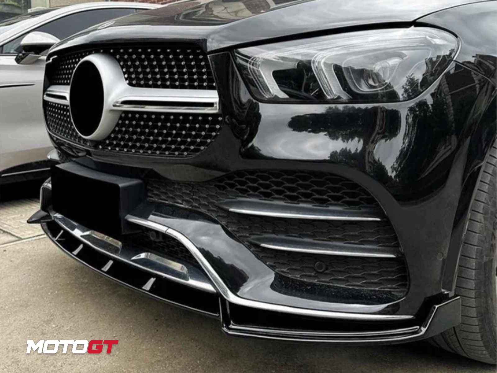 فاصل الصدام الأمامي الأسود لسيارة GLE كلاس — 4